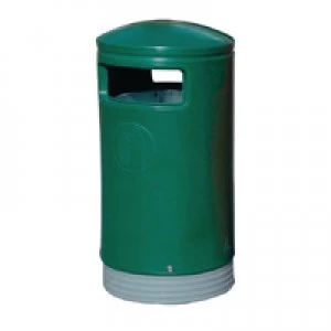 Slingsby Outdoor Hooded Top Bin 75 Litre Green 321771