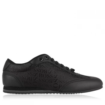 Hugo Boss Logo Print Trainers Black Men