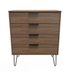 Welcome Furniture Hirato 4 Drawer Chest - Carini Walnut