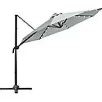 Outsunny Parasol 84D-099GY Steel, Aluminum, Polyester Grey