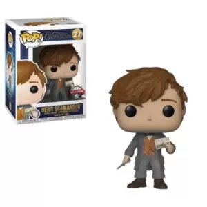 Fantastic Beasts 2 Newt with Postcard EXC Pop! Vinyl Figure