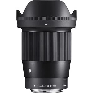 Sigma AF 16mm f/1.4 DC DN (Contemporary) for Canon M-mount