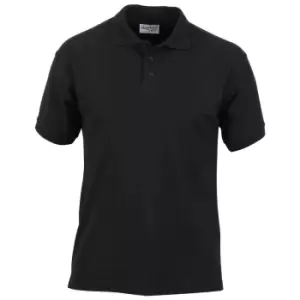 Absolute Apparel Mens Precision Polo (3XL) (Black)