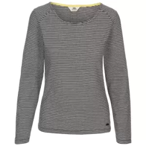 Trespass Womens/Ladies Caribou Casual Top (XXL) (Black Stripe)