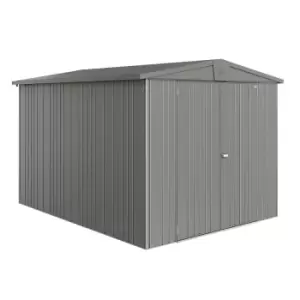 Biohort Europa Size 6 Metal Shed 8' x 10' - Quartz Grey