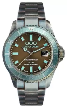 Out Of Order OOO.001-18.TU.MS Turquoise & Brown Casanova ( Watch