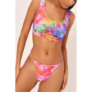 I Saw It First Tie Dye Bikini Bottoms - Multi