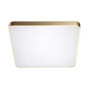 Sierra Square Integrated LED Panel, Gold, 4000K, 3600Lm