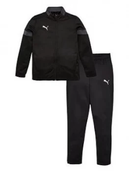 Boys, Puma Junior Football Tracksuit - Black, Size 9-10 Years