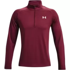 Under Armour Tech half Zip T Mens - Red