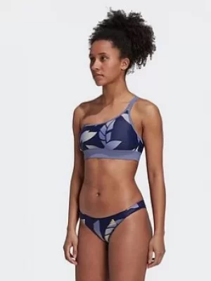 adidas Graphic Bikini, Blue/Black, Size L, Women