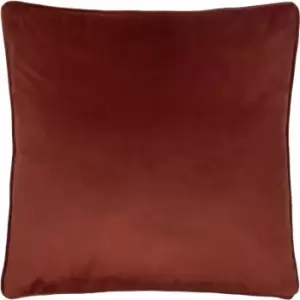 Evans Lichfield Opulence Velvet Piped Edge Cushion Cover, Sunset, 55 x 55 Cm