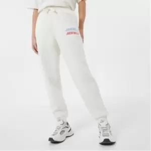 Jack Wills Stacked Graphic Jogger - White