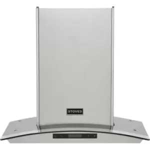 Stoves ST 600 GH 60cm Chimney Cooker Hood - Stainless Steel