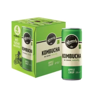 Remedy Kombucha Kombucha Apple Crisp MultiPack 4x330mlpack