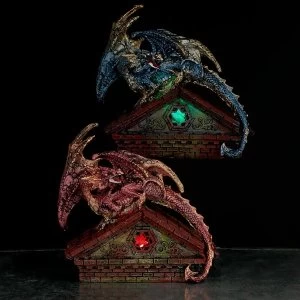 Stained Glass Window LED Dragon Figurine (1 Random Supplied)