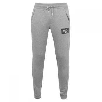 Calvin Klein Jeans Mono Badge Jogging Pants - Mid Grey