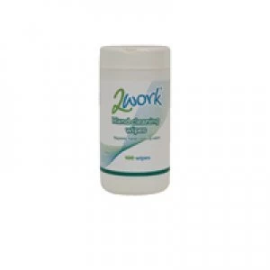 2Work Hand Cleaning Wipes Pack of 100 AHCW100TWK