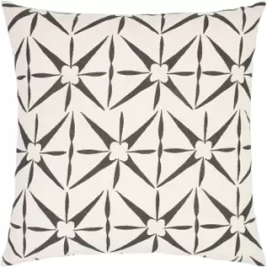 Furn Rocco Monochrome Cushion Cover (One Size) (White/Black)