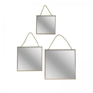 Set of 3 Asymmetric Mirrors