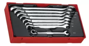 Teng Tools TT6508RAF 8 Piece Imperial Ratchet Spanner Set