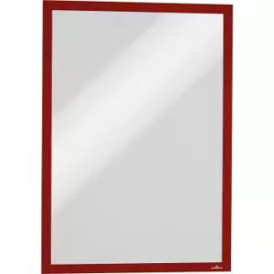 Durable DURAFRAME MAGNETIC information frame, magnetic, for A3, red, pack of 5