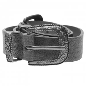 Firetrap Double Buckle West Belt Ladies - Grey