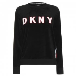 DKNY Urban Logo Crew Sweatshirt - BLACK PT - 002