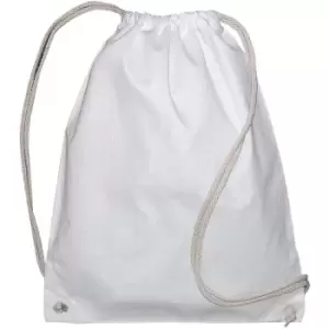 Jassz Bags Drawstring Backpack (Pack Of 2) (One Size) (White) - White