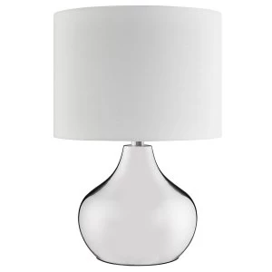 Searchlight Lighting Collection Sania Table Lamp - Silver