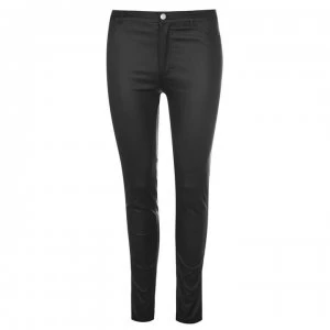 NA-KD High Waist Trousers - Black