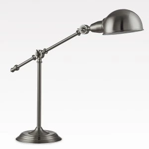 Searchlight Lighting Collection Riya Table Lamp - Satin Silver