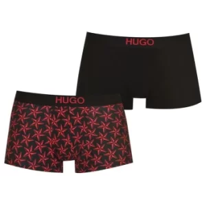 Hugo Boss 2 Pack Trunks Star Size L Men