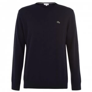 Lacoste Crew Knit Sweater - Navy HDE