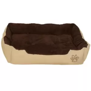 Tectake Dog Bed Foxi Made of Polyester - 80 x 110cm