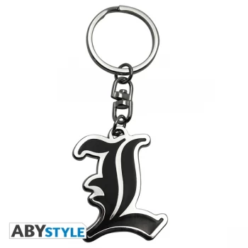 Death Note - L - Symbol Metal Keyring