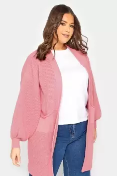 Balloon Sleeve Knit Cardigan