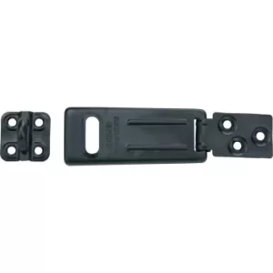 Hasp (Black) Single Hinge D-vertical Shackle