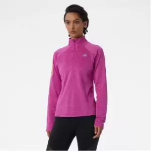 New Balance HeatGear Zip Top Womens - Black