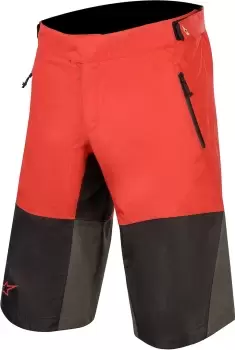 Alpinestars Tahoe Bicycle Shorts, black-red, Size 34, black-red, Size 34