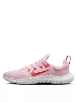 Nike Free Run 5.0 - Pink, Size 5, Women