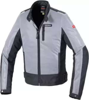 Spidi Solar Net Motorcycle Textile Jacket, black-grey Size M black-grey, Size M