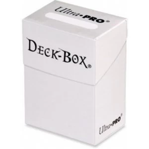 Ultra Pro White Deck Box Single Unit