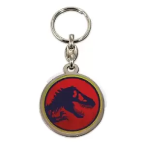 Jurassic Park Metal Keychain Logo 7 cm