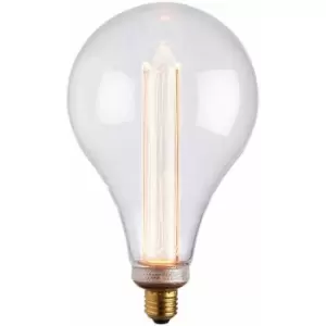 Loops - vintage LED Filament Light Bulb clear glass E27 Screw 2.5W xl 243mm x 148mm Lamp