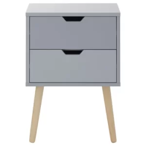 Nyborg Bedside Table Grey