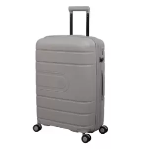 Silver Eco Hard Shell Silver Suitcase