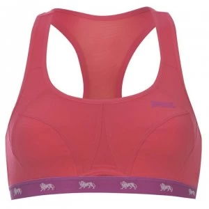 Lonsdale Crop Top Ladies - Fluo Pink/Purpl