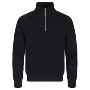 Clique Unisex Adult Classic Half Zip Sweatshirt (XS) (Black)