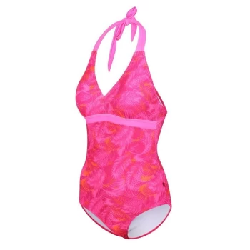 Regatta Flavia Swimming Costume - PinkFusPalm